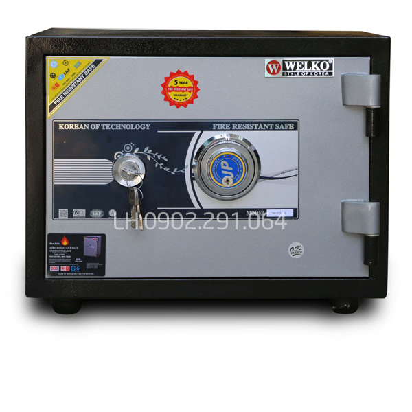 Két Sắt Welko KCC80ĐM Chống Cháy Bảo Mật Cao - Hàng Mới 100%