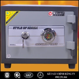 Két Sắt Chống Cháy Welko KCC80KC - Khóa Cơ An Toàn, Bền Đẹp