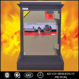 Két Sắt Chống Cháy Cao Cấp 5 Năm Bảo Hành, Khóa Liên Hoàn Chống Trộm