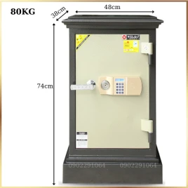 Két Sắt Welko KN45 Khóa Điện Tử Chống Cháy An Toàn Thép Không Gỉ