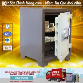 Két Sắt Welko KS125DT Khóa Điện Tử - Chống Cháy 1500°C, Bảo Mật Cao