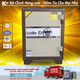 Két Sắt Welko KS140VTDT Vân Tay Điện Tử Chống Cháy An Toàn Cao Cấp