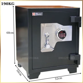 Welko US68E Két Sắt Điện Tử Đen Chống Cháy Siêu Cường Cho Gia Đình