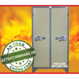 Két Sắt Trusafe 2 Cánh Khóa Điện Tử TH02DT, Thép Chống Cháy Cao Cấp An Toàn